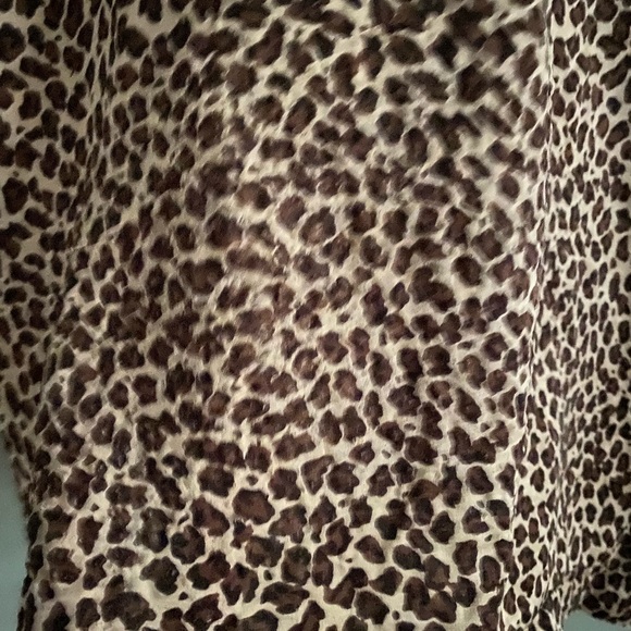 Silk Animal Print Vintage Kimono - Picture 2 of 4